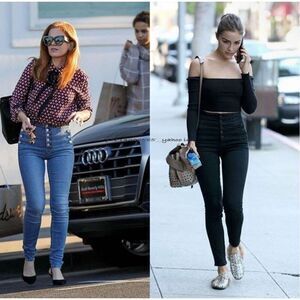 J BRAND NATASHA HIGH-RISE SKINNY, BLUEBIRD Size 24